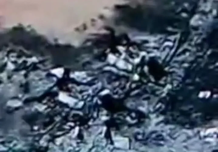 فیلم هوایی از محل سقوط هواپیمای آمریکایی در اصفهان