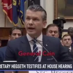 محکومیت هاگست در مورد اخراج ژنرال های آمریکایی