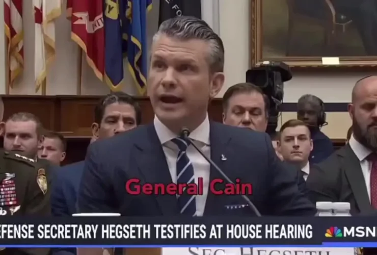 محکومیت هاگست در مورد اخراج ژنرال های آمریکایی