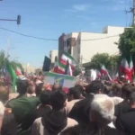 مراسم تشییع پیکر شهید علی رضا تنگسیری در بوشهر