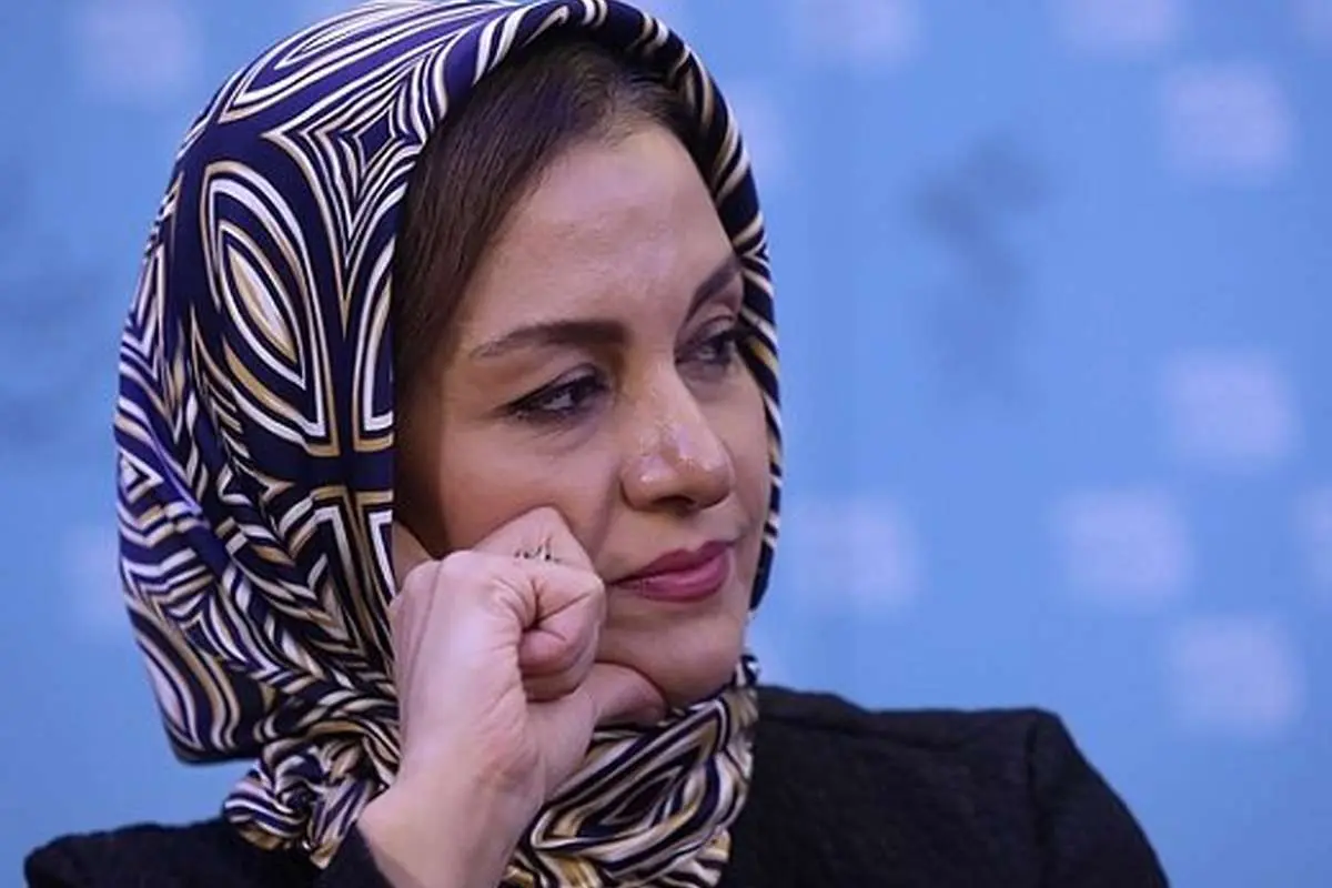 مریلا زارعی در اجتماع مردم در میدان تجریش