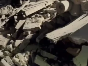 ویدئو؛ تخریب کنیسه یهودیان در مرکز تهران