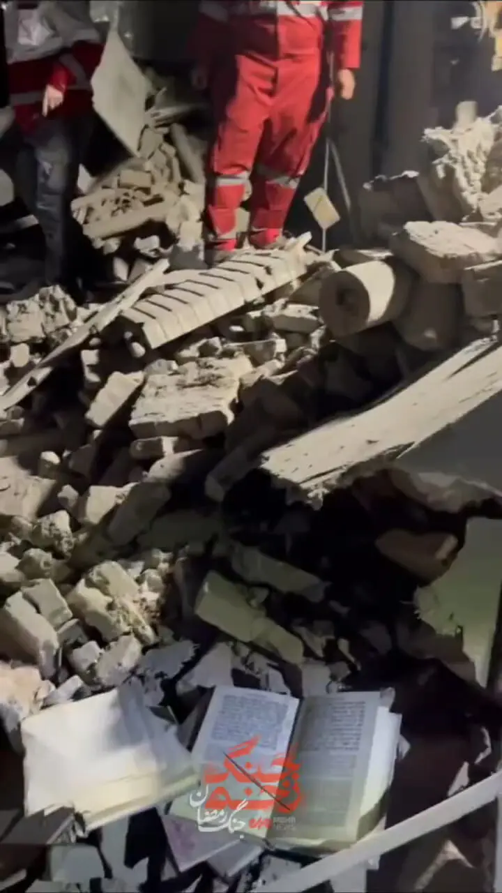 ویدئو؛ تخریب کنیسه یهودیان در مرکز تهران