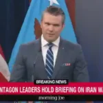 ویدئویی واکنش وزیر جنگ آمریکا به ایران