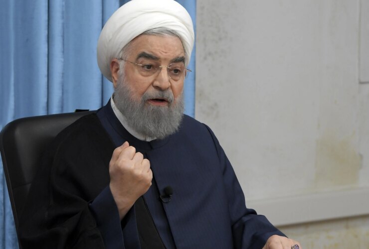 پیام 12 فروردین حسن روحانی: این جنگ وحشیانه مصداق جنایت علیه بشریت است.