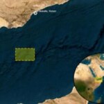 غرق شدن کشتی در آب های یمن