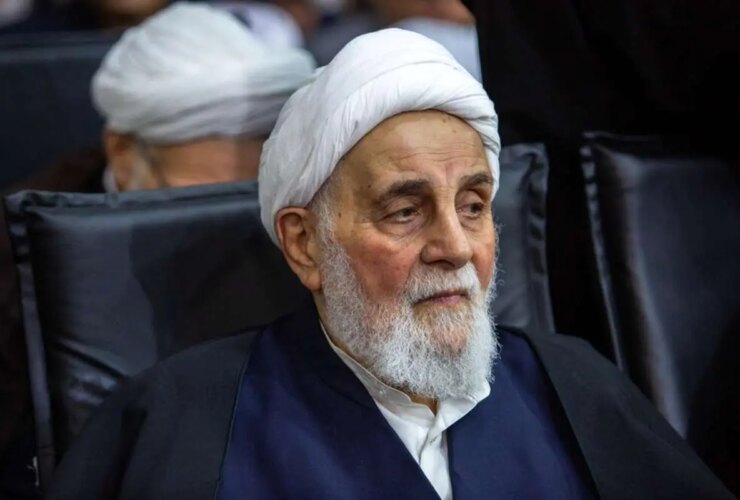 تصاویر; دکتر اسامی سیاسی در مراسم اربعین لاریجانی