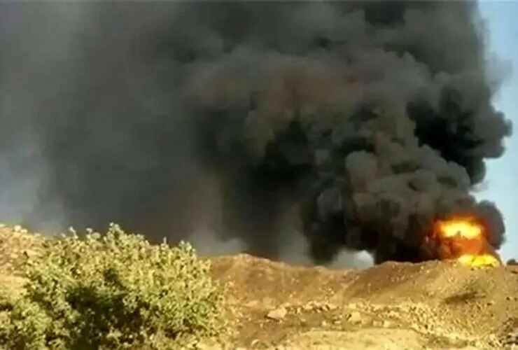 انفجار کنترل شده در اراک