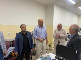 رضا بنفسه خواه، مجید قناد، فریده سپاه منصور و... در نشست با کادر پزشکی
