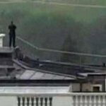 لحظه باز شدن تیراندازی در اطراف کاخ سفید/ لحظه بسته شدن ورودی های کاخ