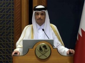دیدار امیر قطر با سلطان عمان