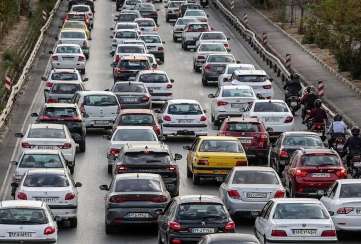 خروجی ترافیک سنگین تهران همزمان با عید سعید قربان