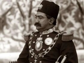 نمایی زیبا از خانه ظلالسلطان (پسر ناصرالدین شاه) در تهران در دوره قاجار