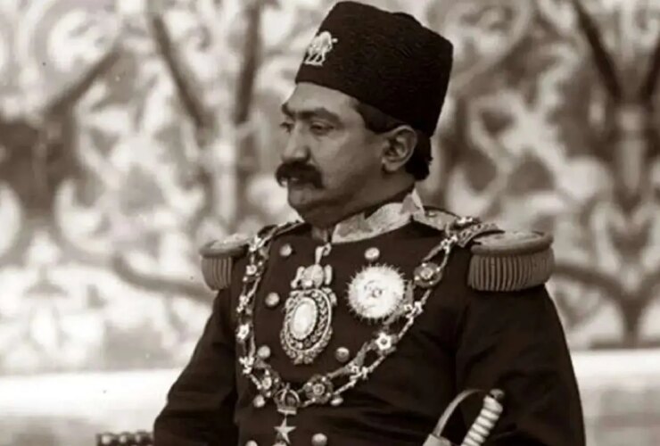 نمایی زیبا از خانه ظلالسلطان (پسر ناصرالدین شاه) در تهران در دوره قاجار
