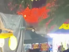 آتش سوزی مرگبار در یک شهربازی در مکزیک