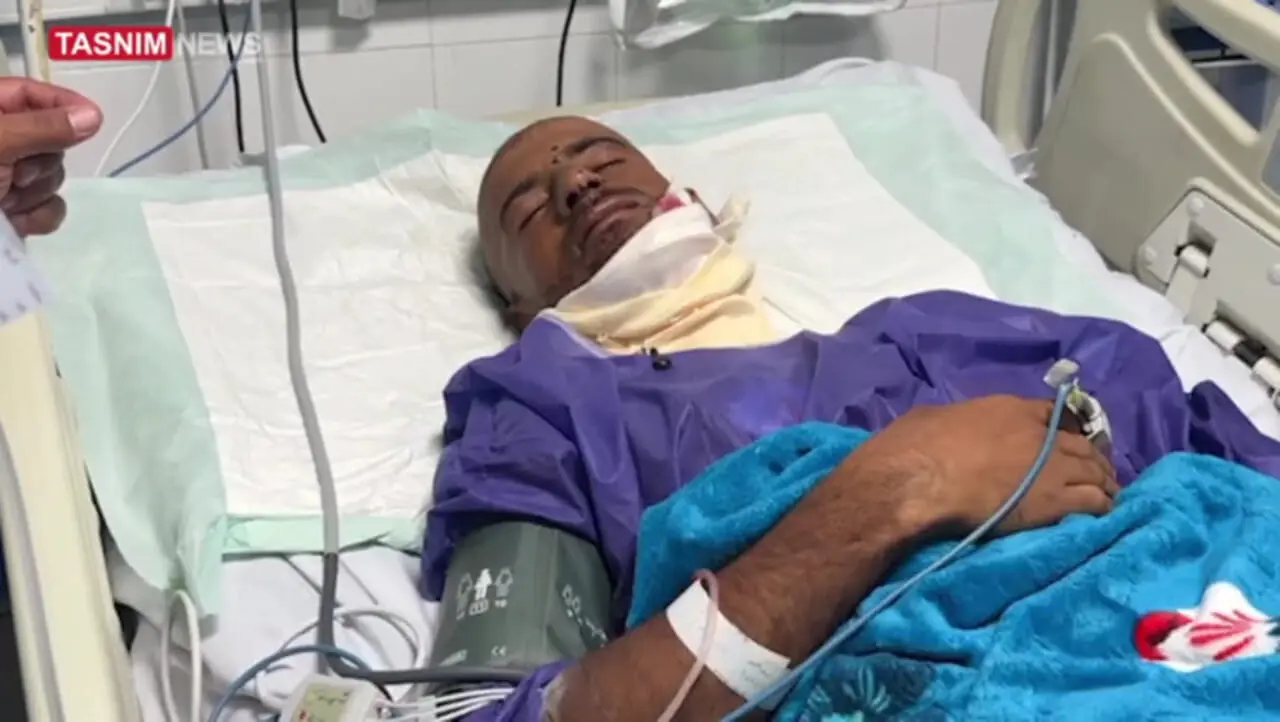 اولین تصاویر از مجروح شدن ماهیگیر در حمله آمریکا به قایق های ماهیگیری