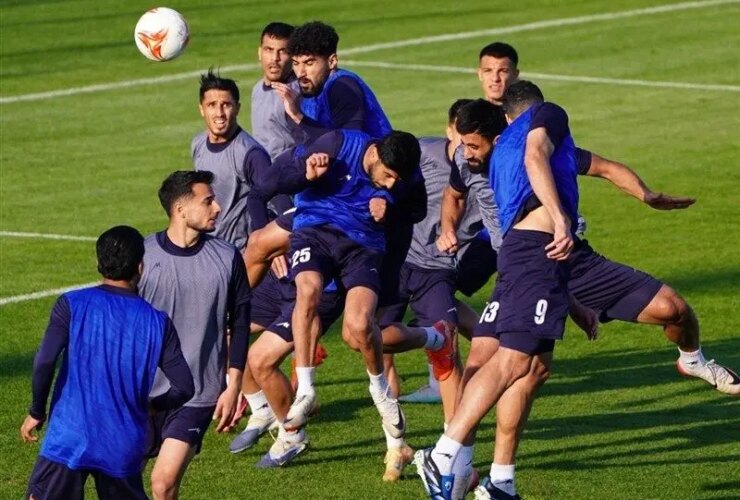 اولین تمرین تیم ملی در آنتالیا است