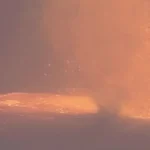 تصاویری باشکوه از طوفان آتشفشانی
