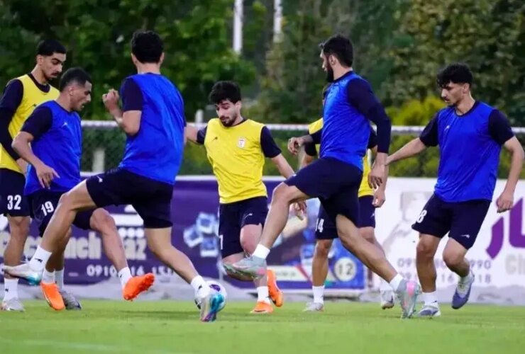 تمرینات تیم ملی پیش از سفر به ترکیه به پایان رسید