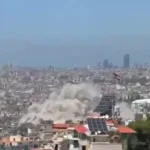 حمله هوایی هدفمند اسرائیل به بیروت