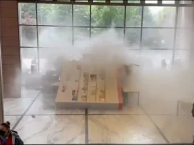درگیری در مقر اصلی حزب مخالف دولت ترکیه