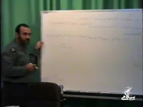 شهید سلامی درس رزمی پیشرفته می دهد