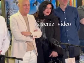 فردوسی پور و ستاره های بنفش در مراسم افتتاحیه کتاب «آقای فوتبال ایران».