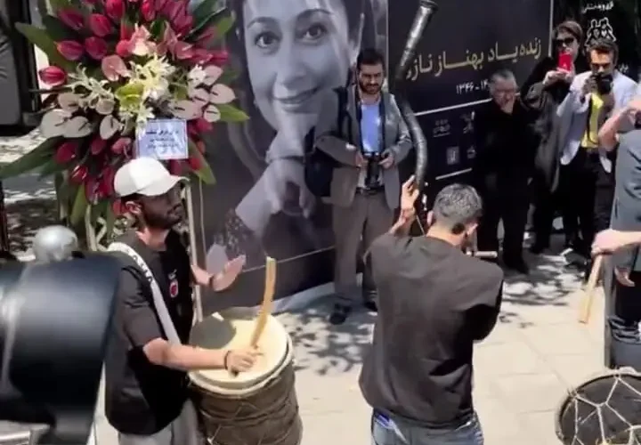 وداع با پیکر بهناز نازی
