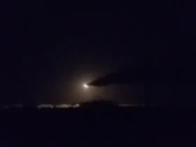 ویدئو؛ لحظه شلیک موشک به ناو آمریکایی