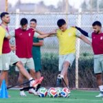 تیم ملی 48 ساعت مانده به بازی مالی تمرین می کند