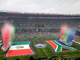 مکزیک در جام جهانی 2026 2-0 مقابل آفریقای جنوبی پیروز شد. افتتاحیه پر از اخراج! 11 55az90