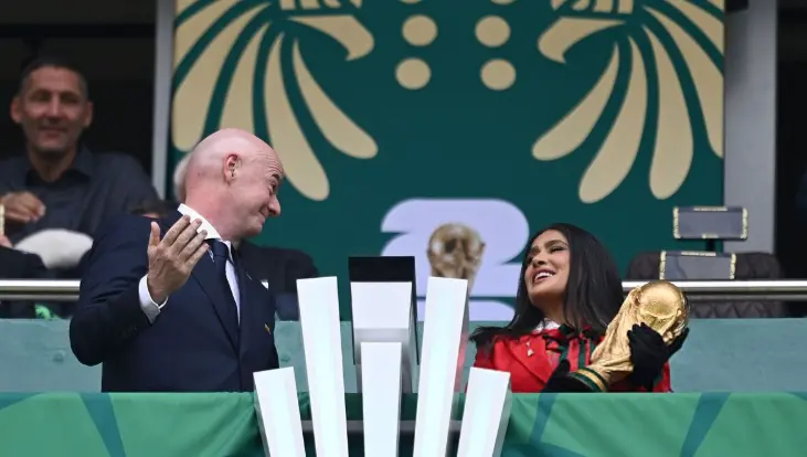 تصویر; حضور ستاره زن فیلم Desperado در افتتاحیه جام جهانی 2026 6 قرقره