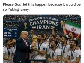 تصویر; ترامپ محبوب ترین ترول جام جهانی با هوش مصنوعی جام را به ایران داد! 12 ddtndlgt7