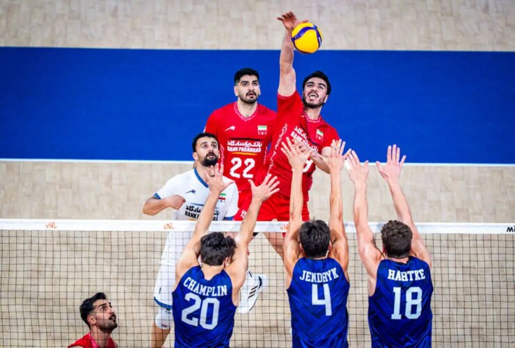 جایگاه ایران در جدول لیگ ملت های والیبال 2026 پس از شکست مقابل آمریکا