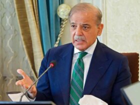شهباز شریف در مراسم تشییع پیکر شهید رهبر ایران شرکت کرد