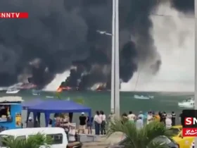 آتش سوزی بزرگ در یکی از بنادر اکوادور 8 آتش سوزی بزرگ در یکی از بنادر اکوادور