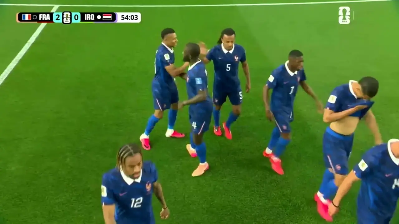 برای دیدن؛ گل دوم فرانسه مقابل عراق در جام جهانی 1 برای دیدن؛ گل دوم فرانسه مقابل عراق در جام جهانی