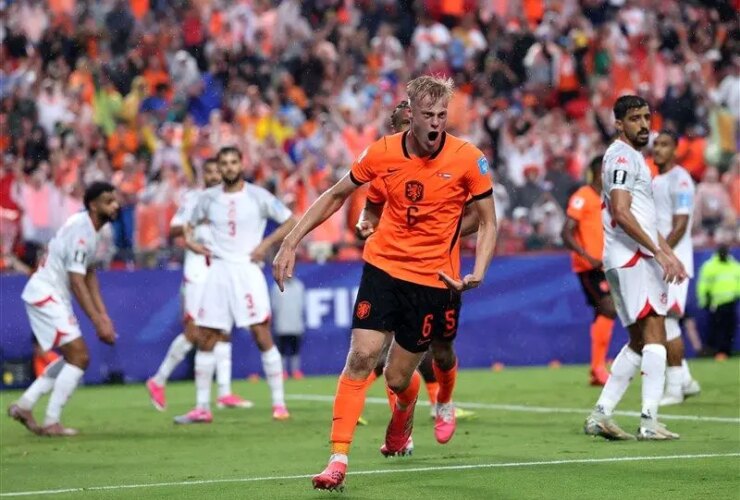 هلند در جام جهانی 2026 مقابل تونس 3-1 پیروز شد. برتری لاله ها و وداع با شاگردان رنار