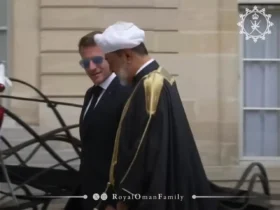 ویدئو؛ مکرون در کاخ الیزه پاریس از سلطان عمان استقبال کرد