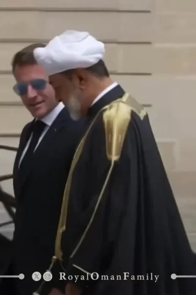 ویدئو؛ مکرون در کاخ الیزه پاریس از سلطان عمان استقبال کرد