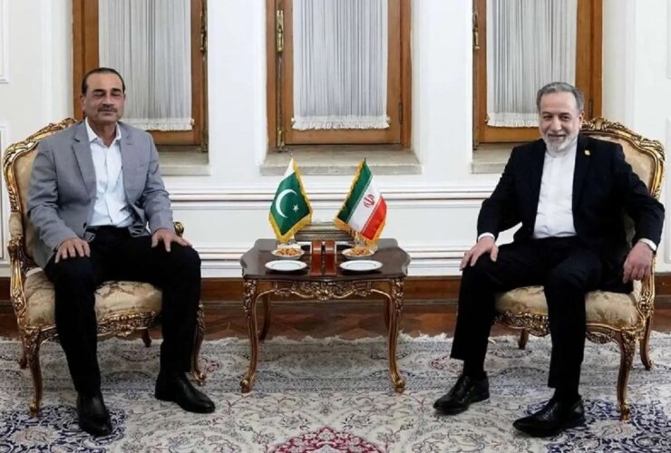 دیدار عاصم منیر با عراقچی