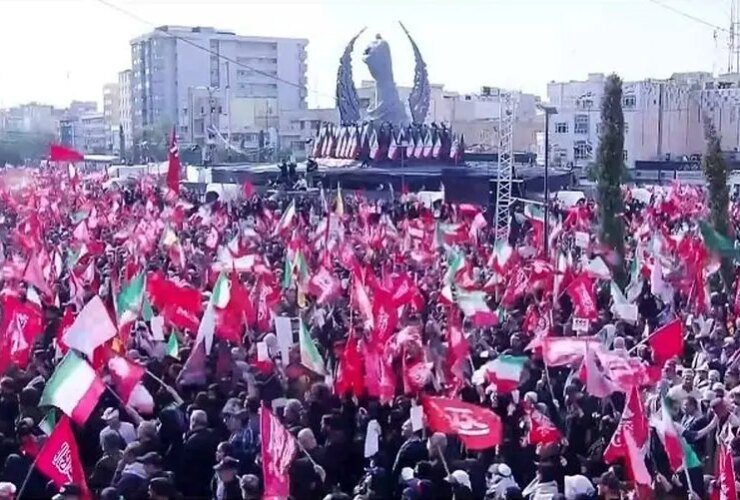 گزارش تشییع پیکر «رهبر شهید» در پایتخت 41 رهبر