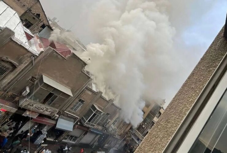جزئیات آتش سوزی در خیابان سعدی تهران