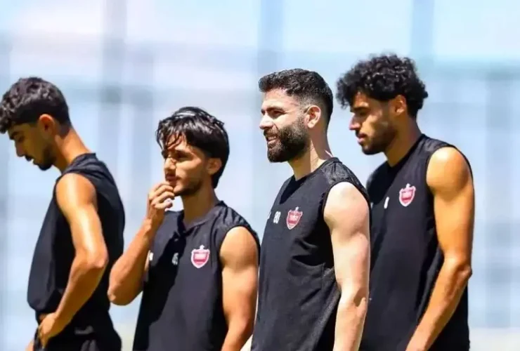 تمرین پرسپولیس پس از شکست پیرامیدها