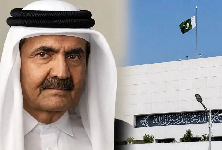 مردم پاکستان پس از درگذشت امیر سابق قطر عزاداری کردند