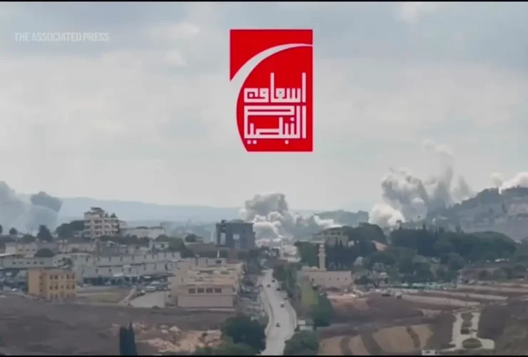 اسرائیل نبطیه الفوکه در جنوب لبنان را بمباران کرد