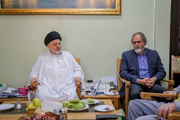 رئیس سازمان سینمایی با نماینده آیت الله سیستانی دیدار کرد