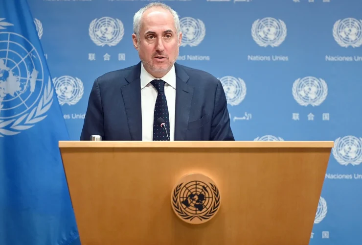 سازمان ملل: ما در ارتباط با ویزای نمایندگان روسیه، فلسطین و سایر کشورها با آمریکا در تماس هستیم.