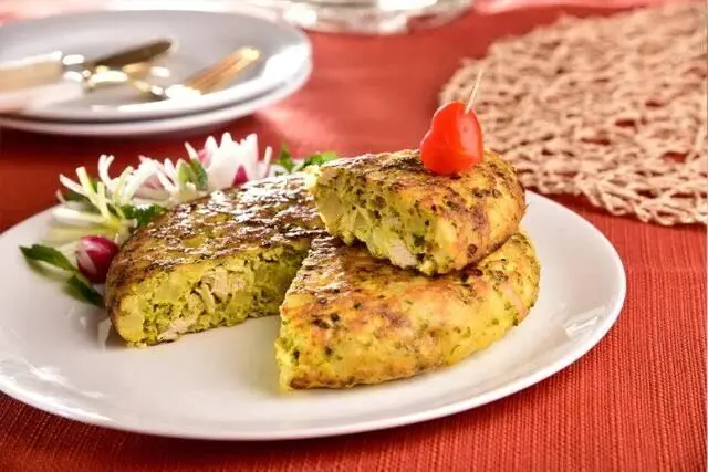 طرز تهیه چغترمه نارگیل; صبحانه عروسی رشتی